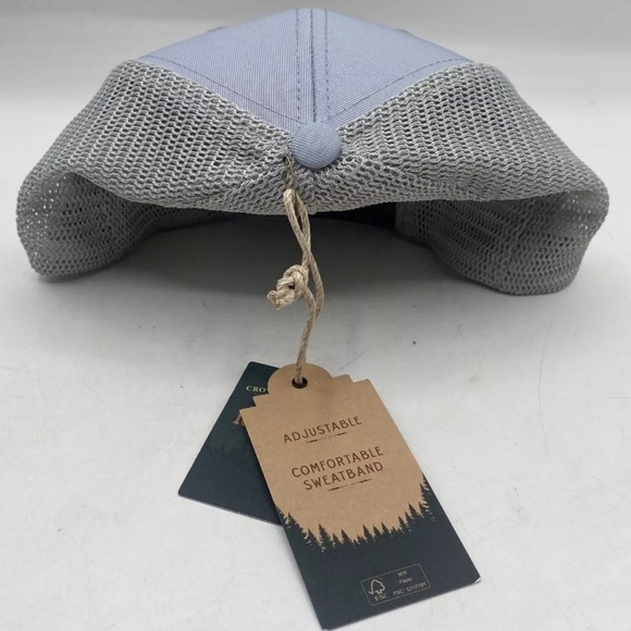 NWT Telluride‎ Clothing Co Baseball Cap Hat Trucker Style Moose Blue Snap Back - Picture 3 of 5